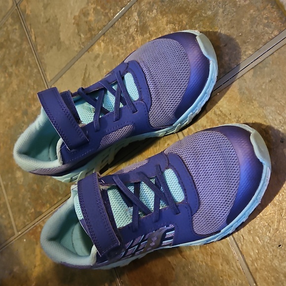 Saucony Kids Shoes - Purple and Turquoise 5.5 - Picture 1 of 4